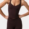 Soft Active Αμάνικο μπλουζάκι με λαιμόκοψη σε χρώμα Espresso Soft Active Αμάνικο μπλουζάκι με λαιμόκοψη σε χρώμα Espresso