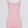 Soft Active Backless Contrast Unitard σε χρώμα Powder Pink Soft Active Backless Contrast Unitard σε χρώμα Powder Pink