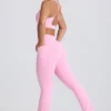 Soft Active V-Waist Pocket Flared Leggings σε ροζ Soft Active V-Waist Pocket Flared Leggings σε ροζ