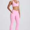 Soft Active V-Waist Pocket Flared Leggings σε ροζ Soft Active V-Waist Pocket Flared Leggings σε ροζ