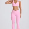 Soft Active V-Waist Pocket Flared Leggings σε ροζ Soft Active V-Waist Pocket Flared Leggings σε ροζ