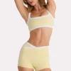 Σορτς Soft Active σε χρώμα λεμόνι Σορτς Soft Active σε χρώμα λεμόνι