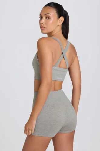 Σορτς Super Sculpt Seamless Mini σε γκρι μάρλ