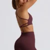 Σορτς Super Sculpt Seamless Mini σε μπορντό Σορτς Super Sculpt Seamless Mini σε μπορντό