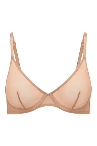 Σουτιέν Intimates Soft Mesh μονής στρώσης με μπανέλες σε χρώμα ζεστό ροδάκινο Σουτιέν Intimates Soft Mesh μονής στρώσης με μπανέλες σε χρώμα ζεστό ροδάκινο