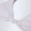 Σουτιέν Τοπ Μπικίνι Santona με κόμπο σε λευκό Σουτιέν Τοπ Μπικίνι Santona με κόμπο σε λευκό