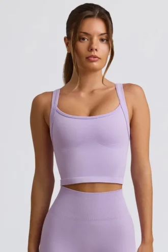 Super Sculpt Seamless Longline Camisole Μπλούζα σε Soft Lilac