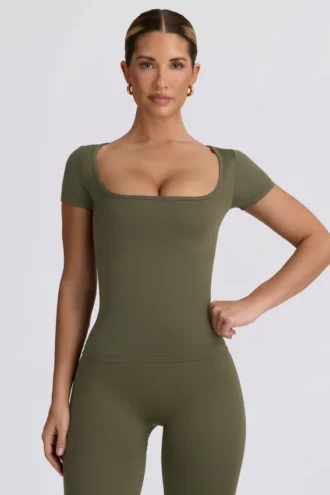 Super Sculpt Seamless T-Shirt σε ανοιχτό πράσινο
