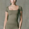 Super Sculpt Seamless T-Shirt σε ανοιχτό πράσινο