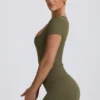 Super Sculpt Seamless T-Shirt σε ανοιχτό πράσινο