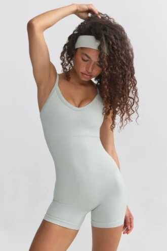 Super Sculpt Seamless Unitard σε γκρι χρώμα