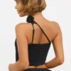 Tesia Slinky Jersey Rose Detail Asymmetric Μπλούζα σε μαύρο Tesia Slinky Jersey Rose Detail Asymmetric Μπλούζα σε μαύρο