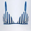 Τοπ Μπικίνι Montauk Triangle σε μπλε θαλασσί Τοπ Μπικίνι Montauk Triangle σε μπλε θαλασσί