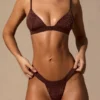 Τοπ Μπικίνι Sable Bralette σε καφέ χρώμα Espresso Τοπ Μπικίνι Sable Bralette σε καφέ χρώμα Espresso