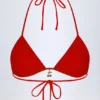 Τριγωνικό Τοπ Μπικίνι Canggu με λεπτομέρεια Charm σε Fiery Red Τριγωνικό Τοπ Μπικίνι Canggu με λεπτομέρεια Charm σε Fiery Red